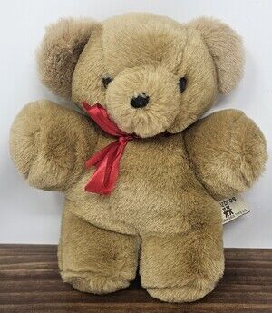 Ganz Bros Vtg 1985 Cuddle Teddy Bear Brown 8.5" Soft Collectible Excellent